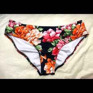 Floral bikini bottoms size small